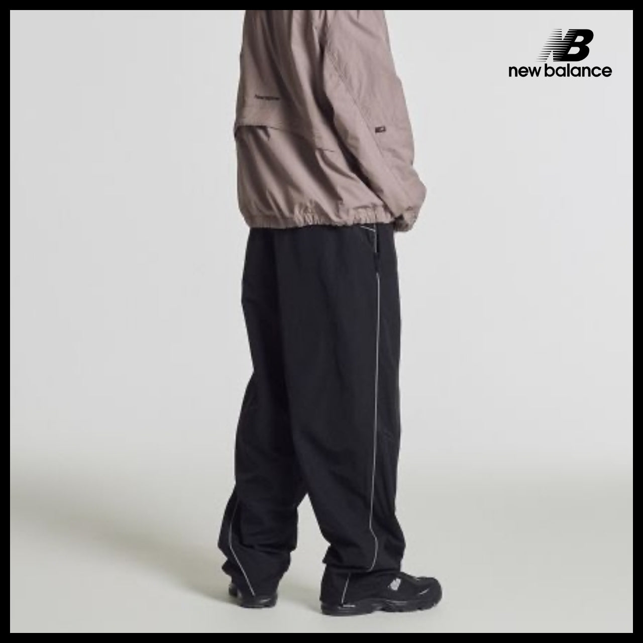 【New Balance】UNI 740 Shifted 2Way Woven Wide Pants Black