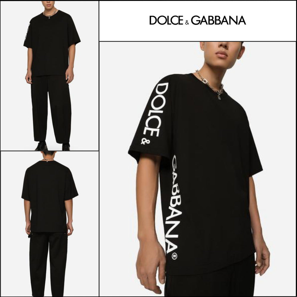 【Dolce&Gabbana】COTTON ROUND NECK T SHIRT DOLCE GABBANA