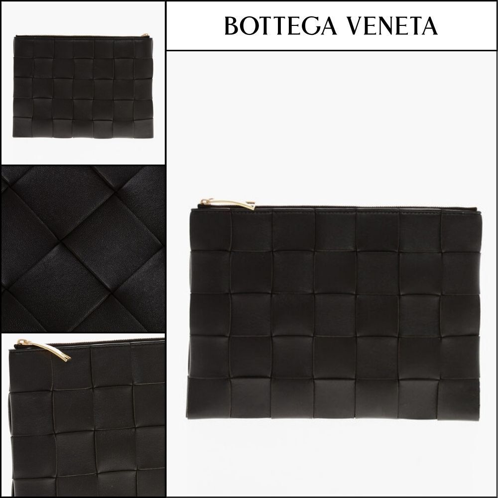 【BOTTEGA VENETA】Brown Clutch Bag