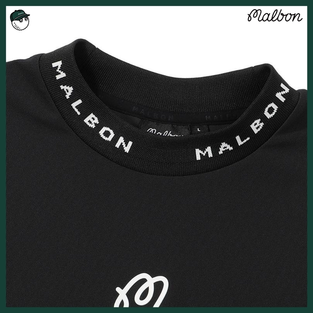 【MALBON GOLF】 MIX MOCKNECK MIDLAYER MAN 3COLORS