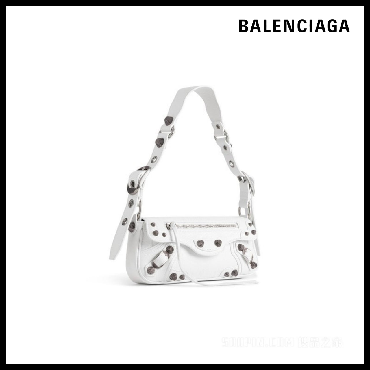 【BALENCIAGA】Le Cagole XS Sling Bag White