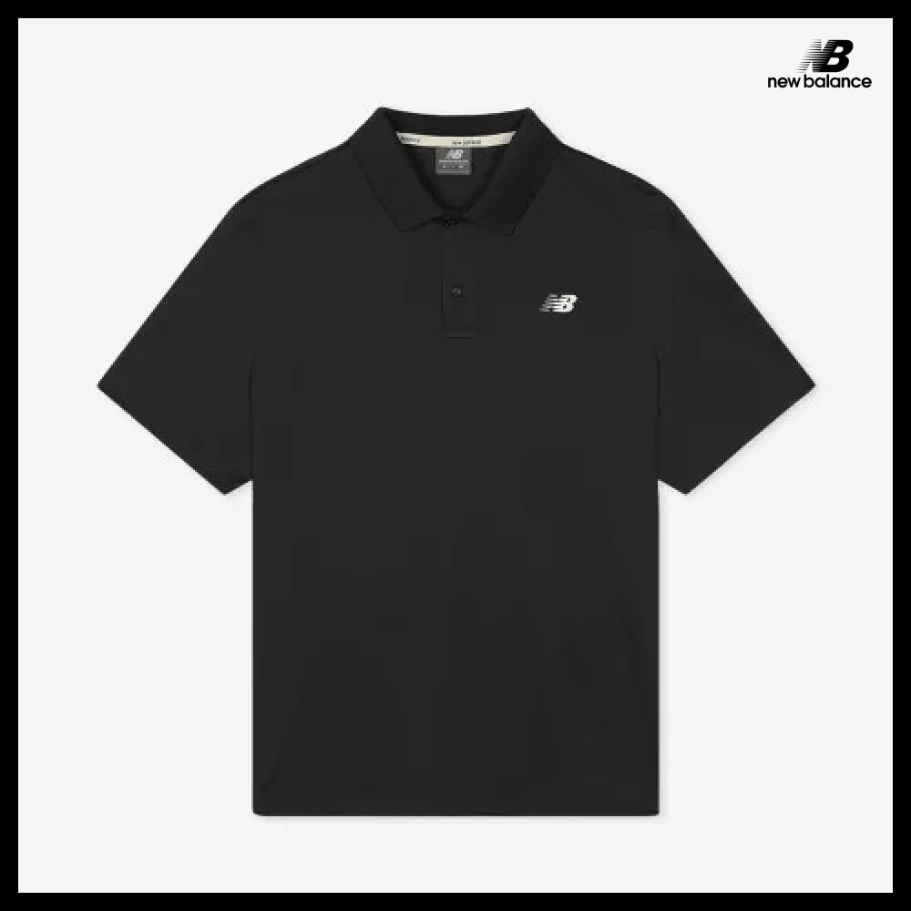 【New Balance】Unisex Poly Pique Polo Shirt - 3 Colors