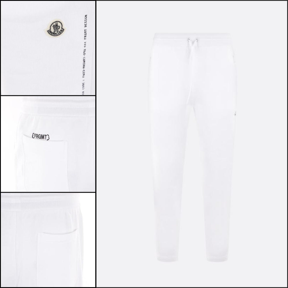 【MONCLER】Fragment Logo Patch Cotton Jogger Pants