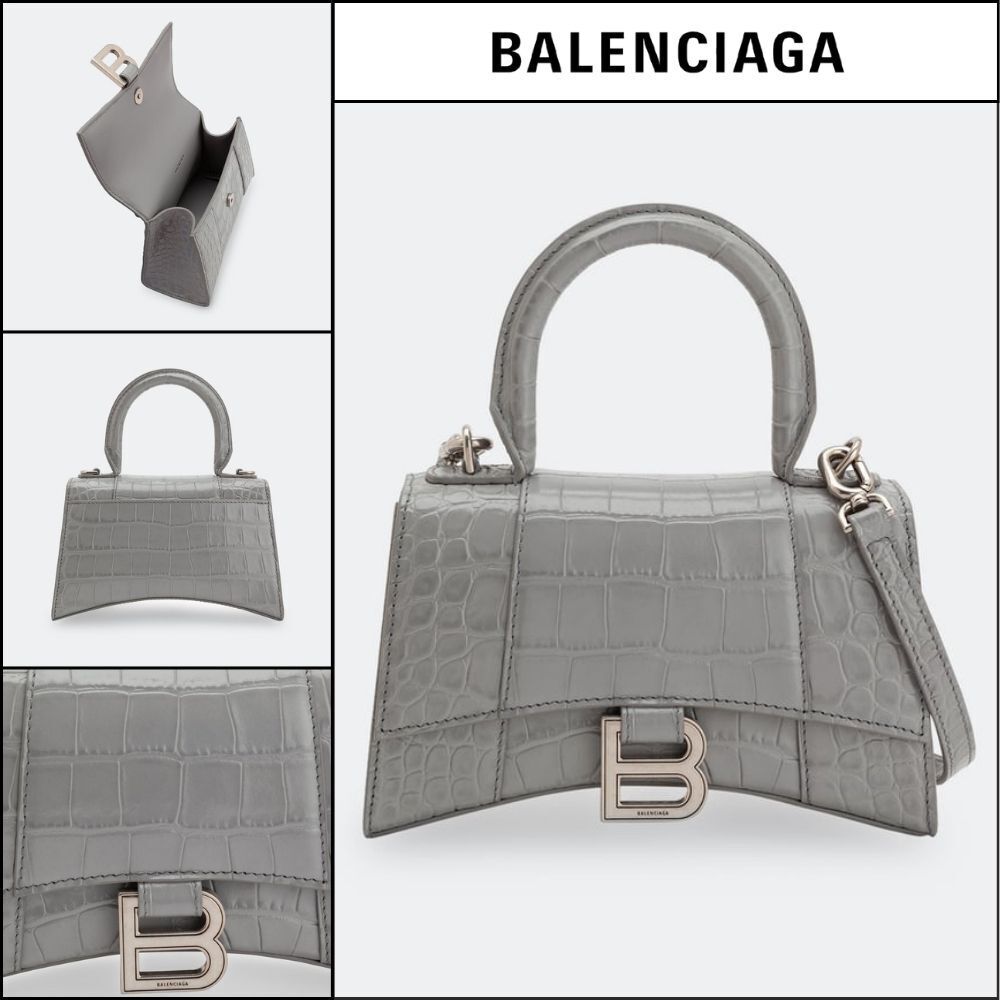 ★BALENCIAGAアウトレットセール★Hourglass XS Top Handle Bag