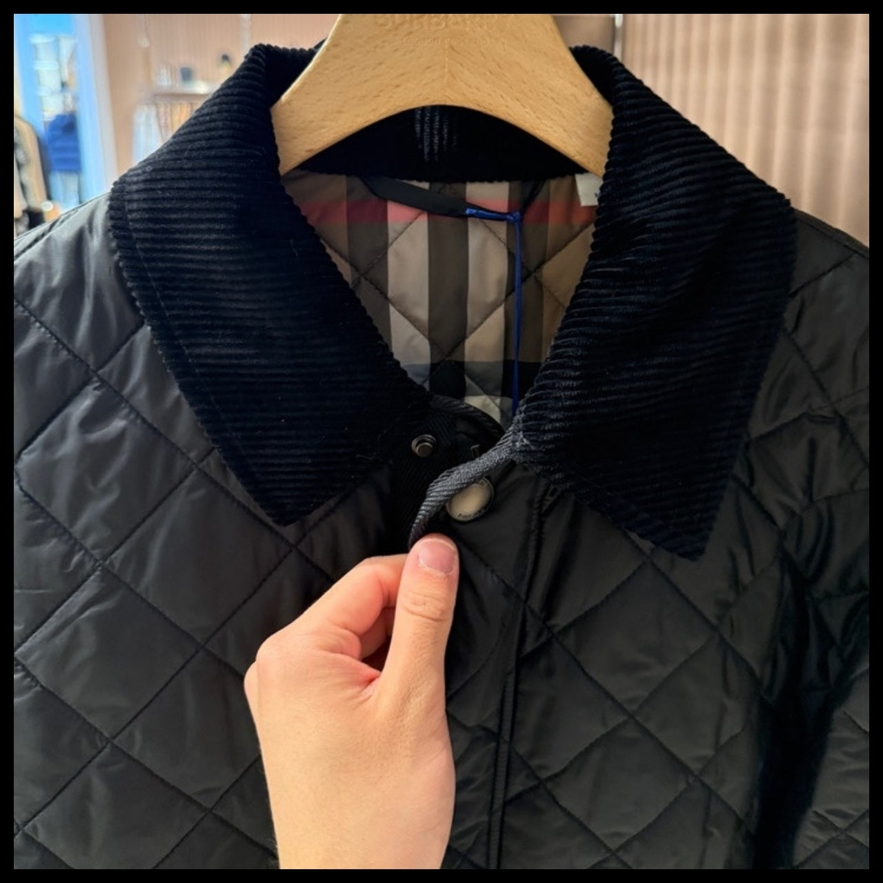 【Burberry】New Willowbrook Internal EKD Check Quilted