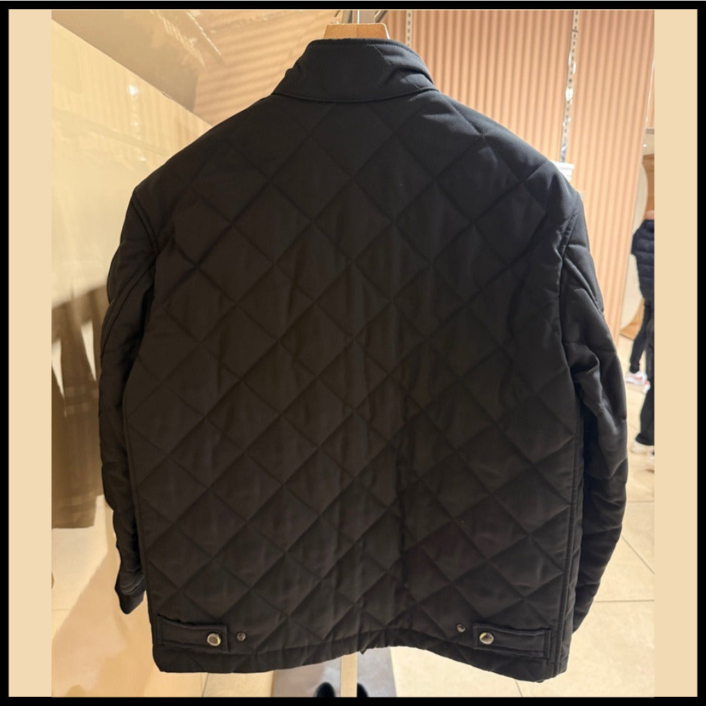 【Burberry】RADLEY Diamond Quilted Jacket Black