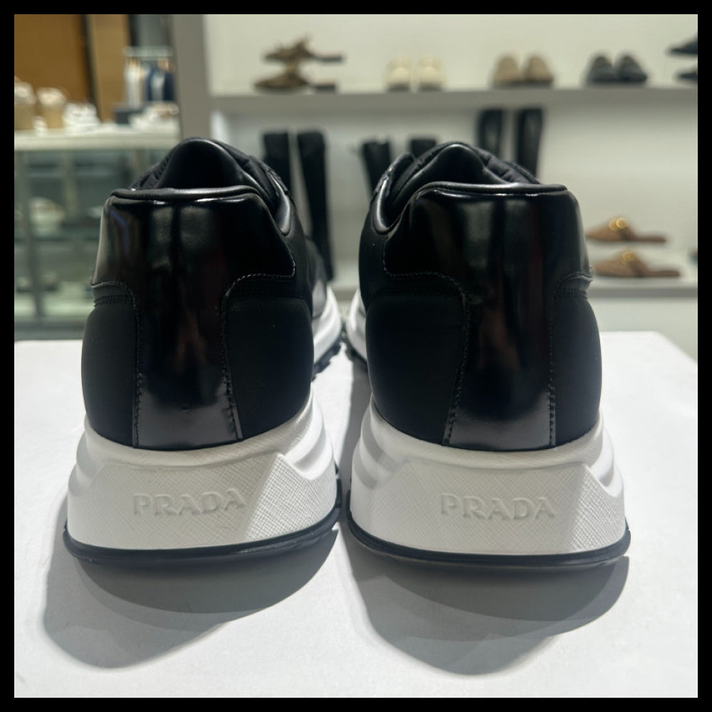 【PRADA】Triangle Logo PRAX Sneakers Men
