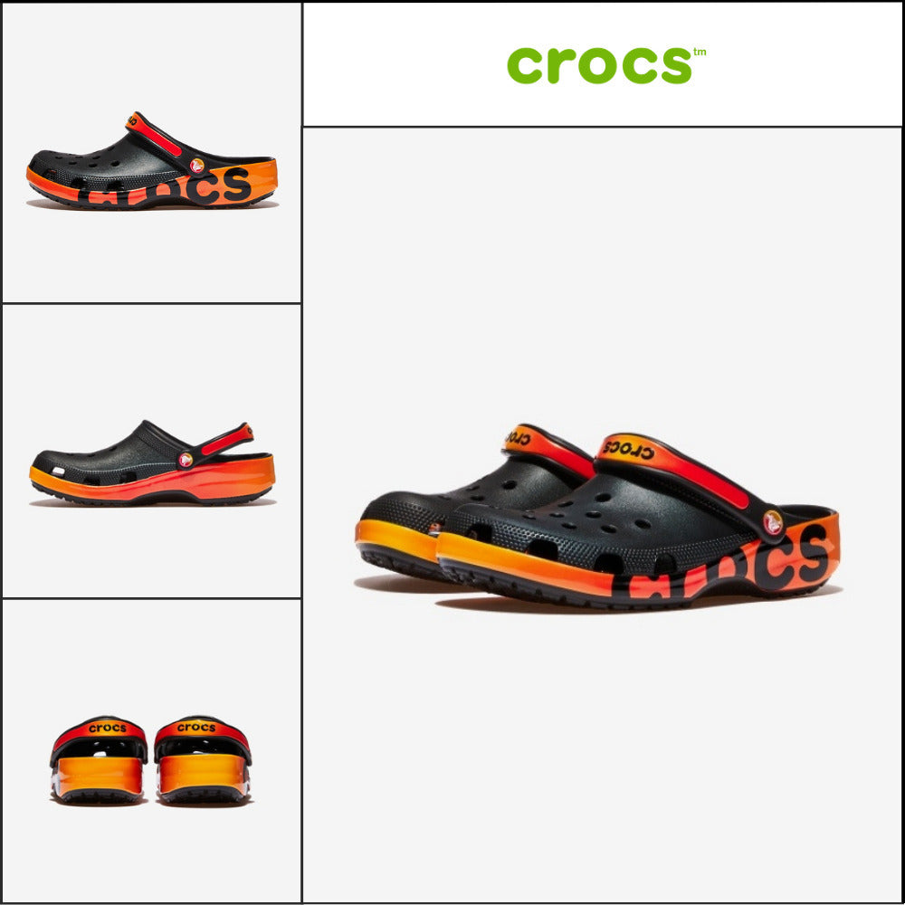 【CROCS】Classic Reflector Clog Black
