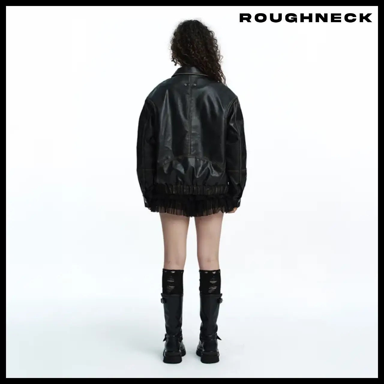 【ROUGHNECK】Washing Leather Blouson Jacket