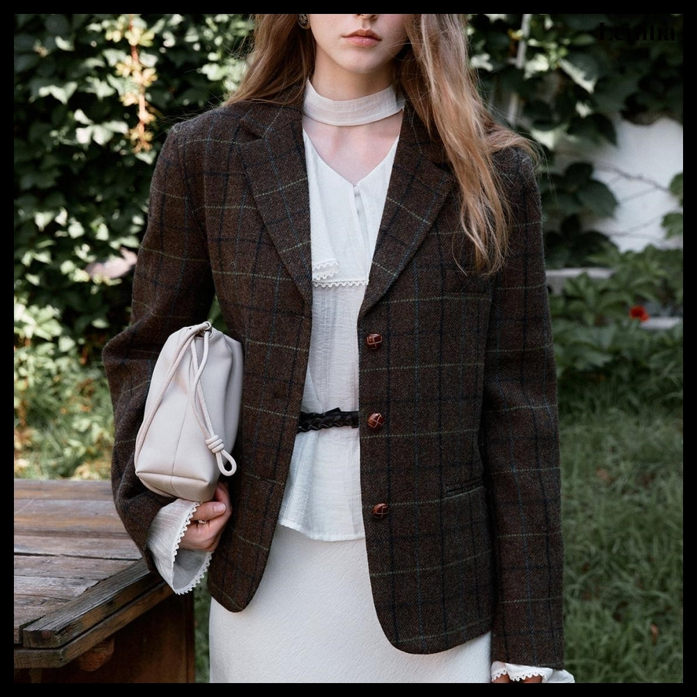 【LENINA】Floria Shoulder Cross Bag Gray