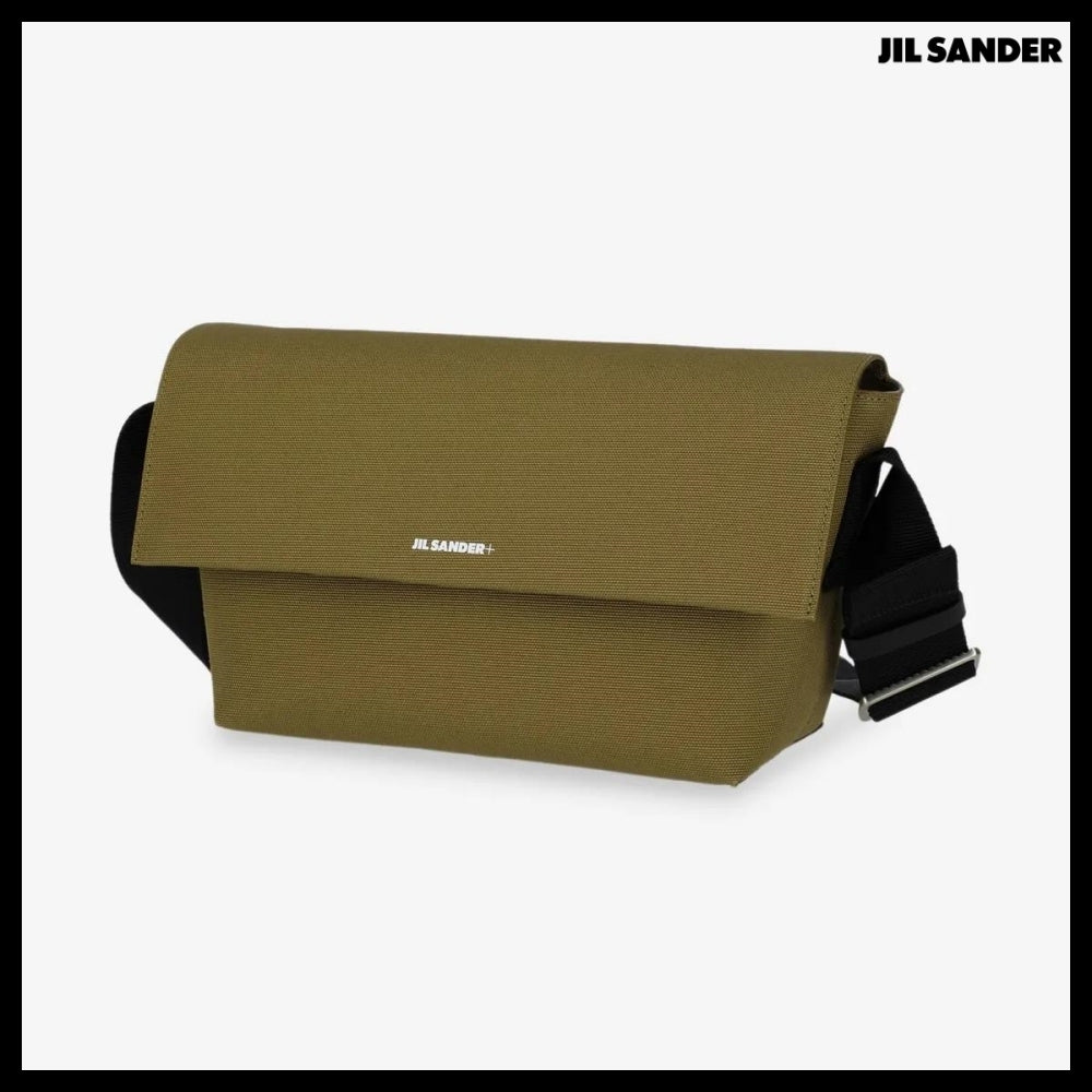 【Jil Sander】Small Utility Crossbody Bag Olive Yellow Pearl
