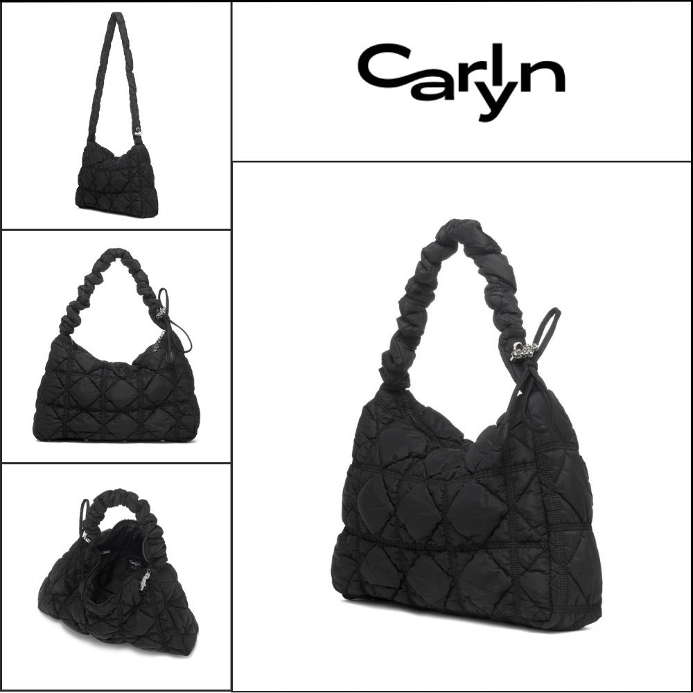 【carlyn】3WAY ナイロンレーンバッグ ブラック