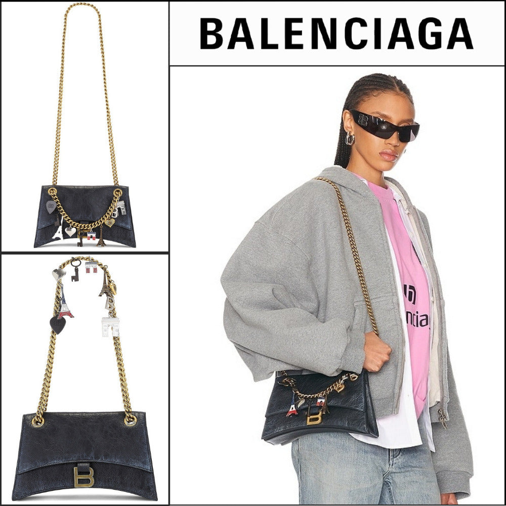 【BALENCIAGA】Crush Chain Small Bag “Souvenirs” Edition