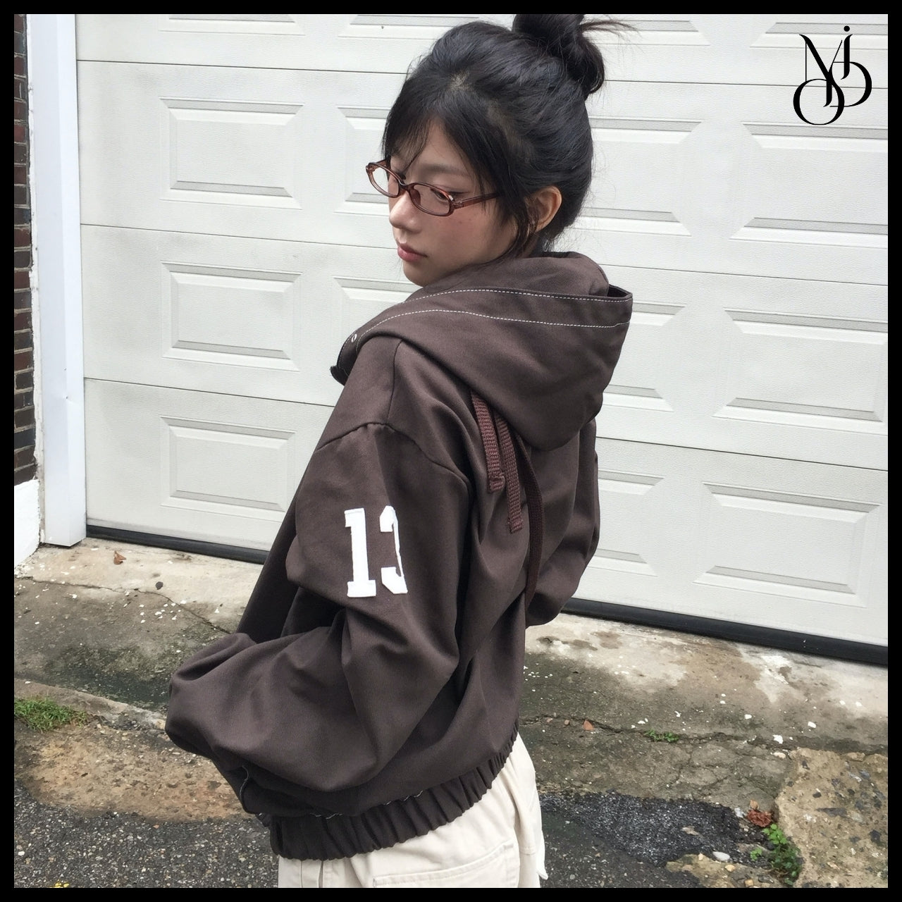 【MODIMOOD】Forward Work Hoodie Zip-Up 3 Colors