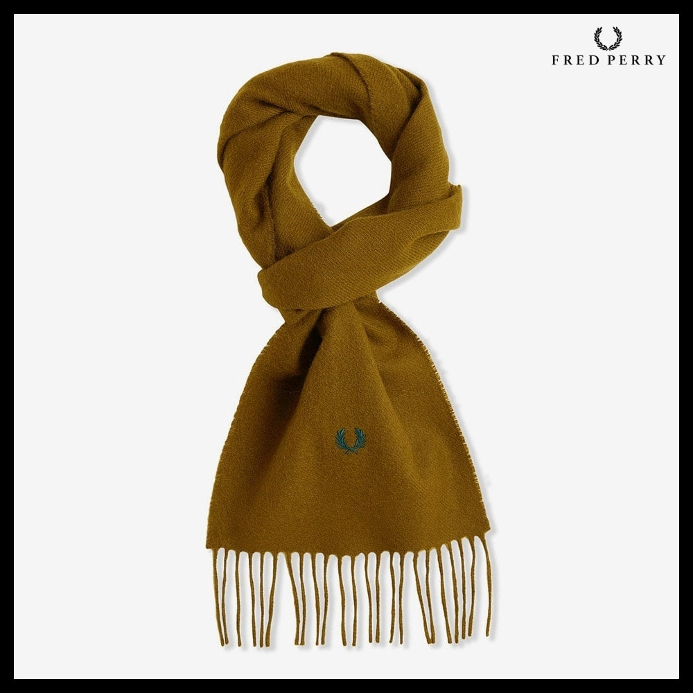 【FRED PERRY】Lambswool Scarf 4 Colors