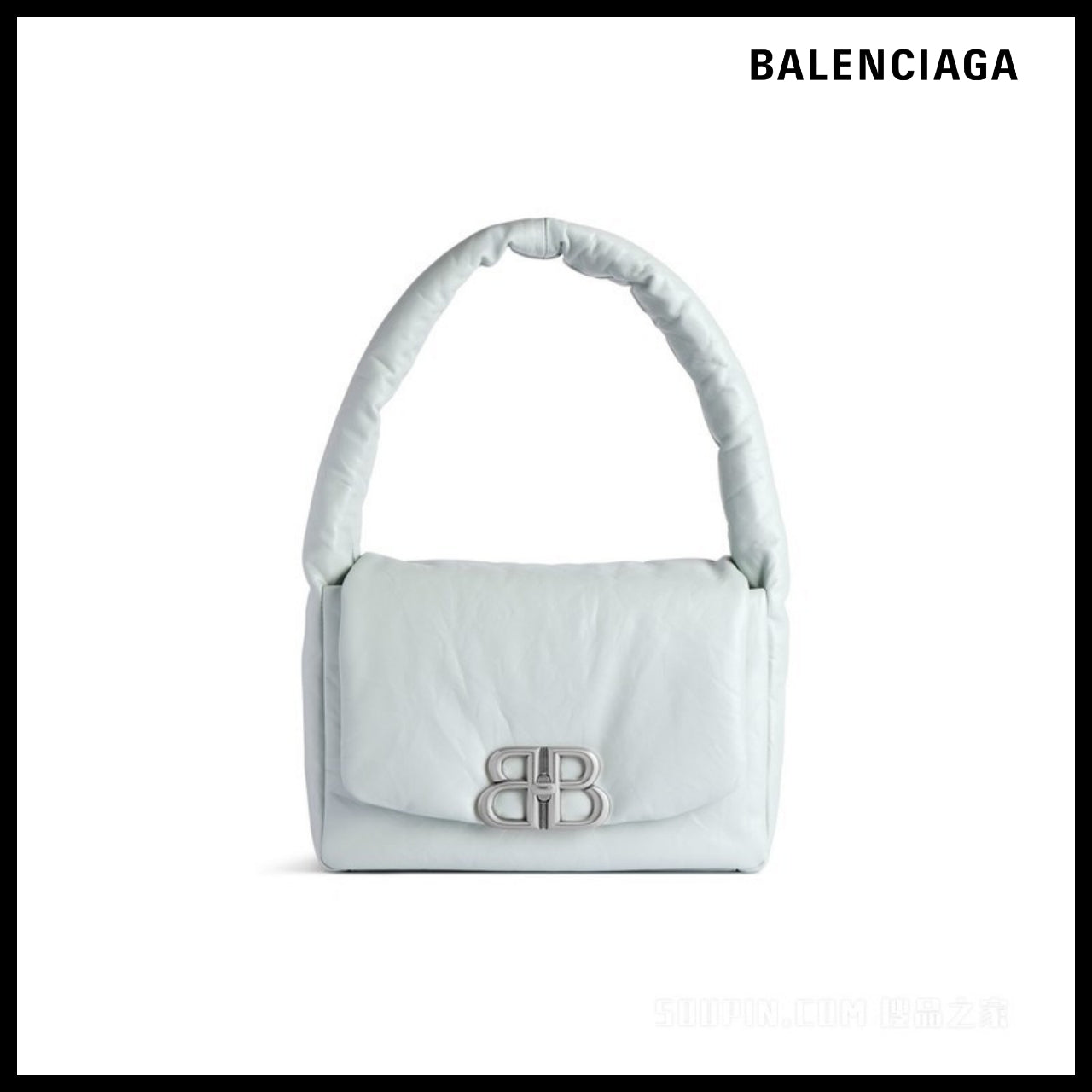【BALENCIAGA】Monaco Small Sling Bag White