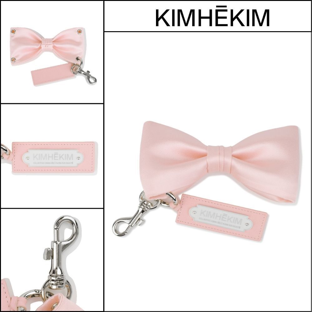 【kimhekim】Monroe Logo Key Ring Pink
