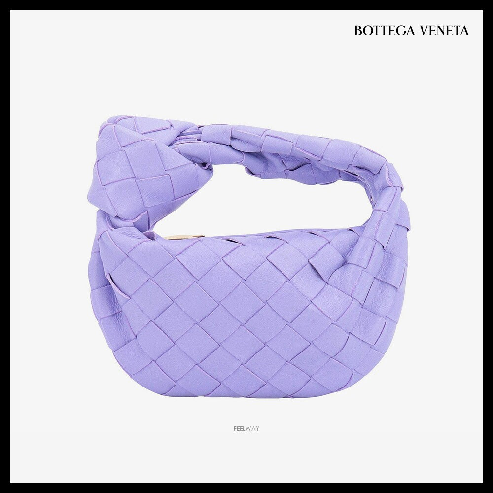 【BOTTEGA VENETA】Candy Leather Jodie Bag Amethyst