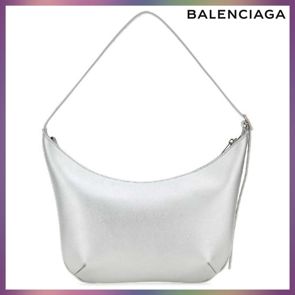 【BALENCIAGA】 MARIE KATE LOGO CALFSKIN SHOULDER BAG