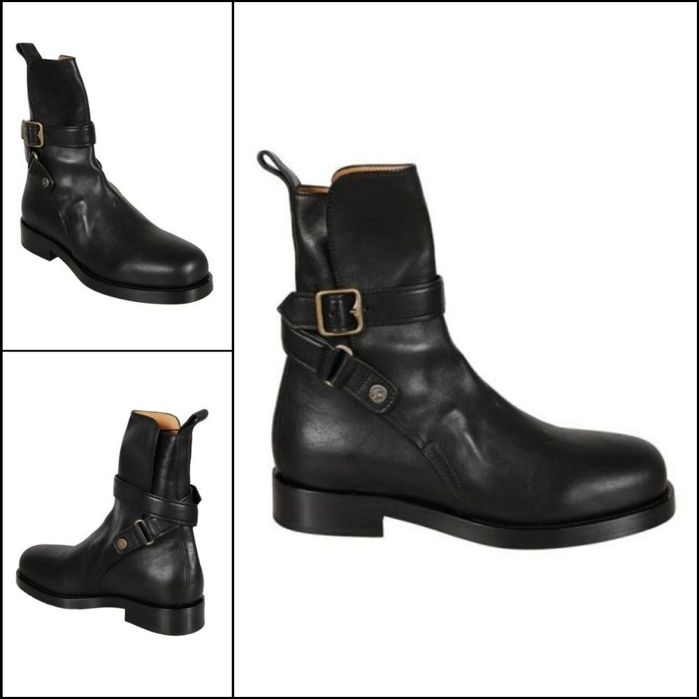 【BURBERRY】Black ankle boots