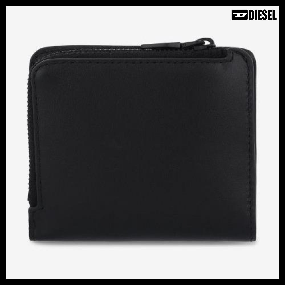 【DIESEL】Holi-D Bi-Fold Wallet - Black