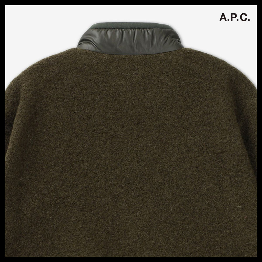 【A.P.C.】Ewan Fleece Jumper Khaki