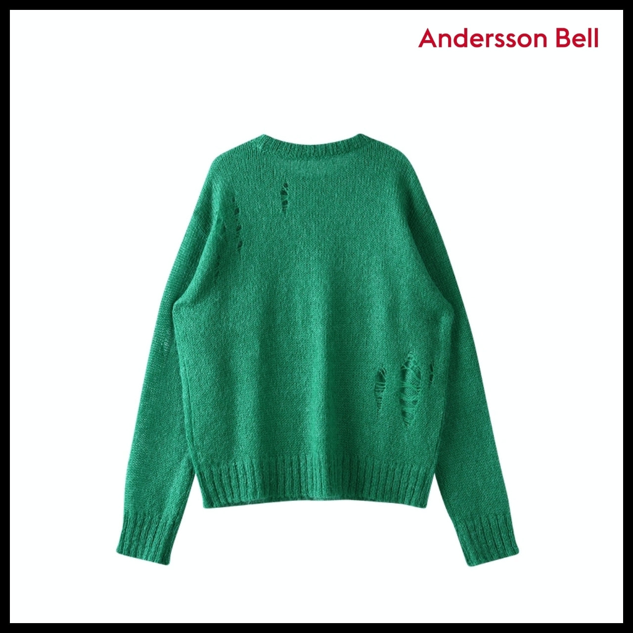 【ANDERSSON BELL】ADSB Kid Mohair Crew-Neck Sweater 3Colors