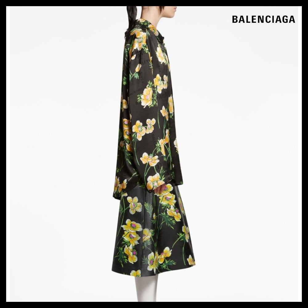【BALENCIAGA】Large Fit Hoodie White