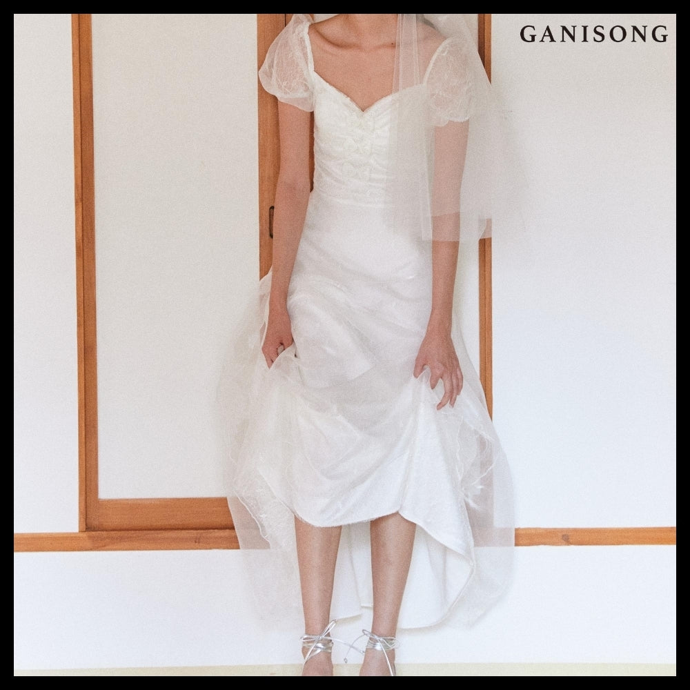 【GANISONG】Bridal Celia Dress White