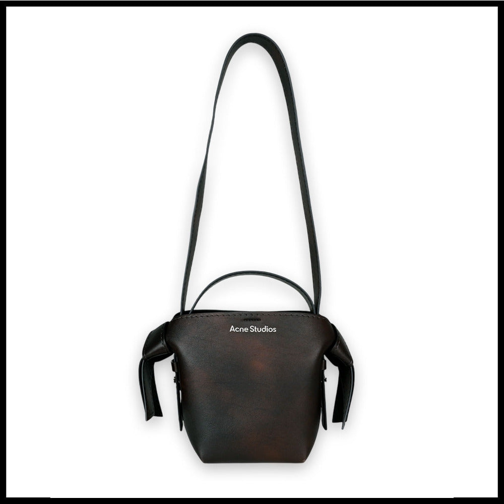 【Acne Studios】 Women Top Handle Leather Musubi Mini