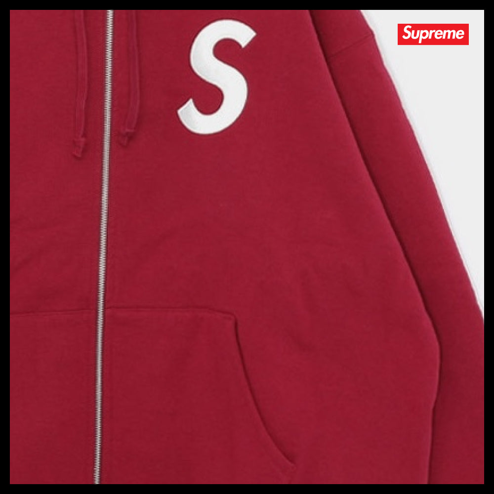 【100%正規品保証 Supreme】S Logo Sweat Hoodie Zip Up Jacket