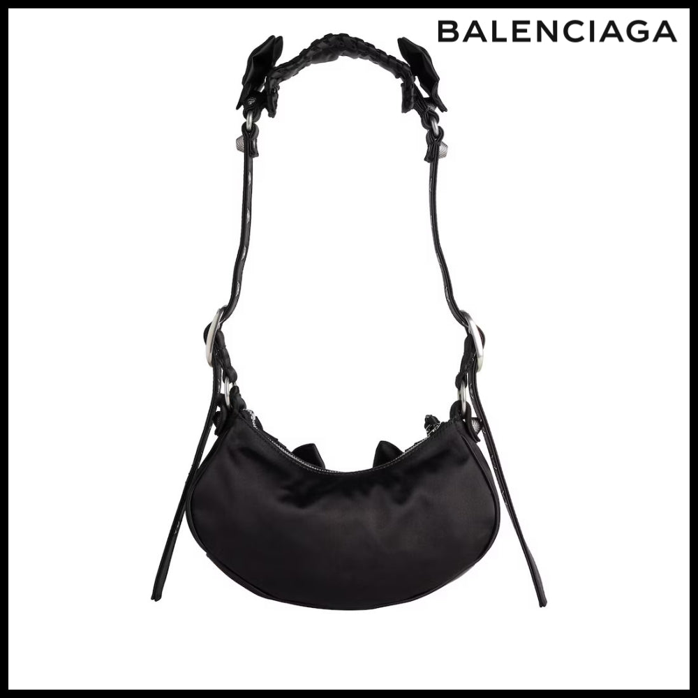 【BALENCIAGA 】Le Cagole Satin Shoulder Bag XS