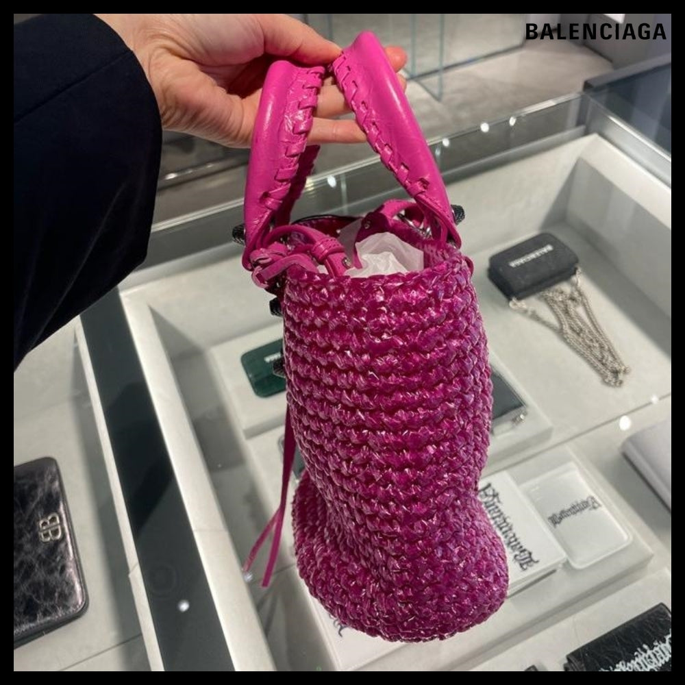 【BALENCIAGA】Le Cagole Small Panier Pink