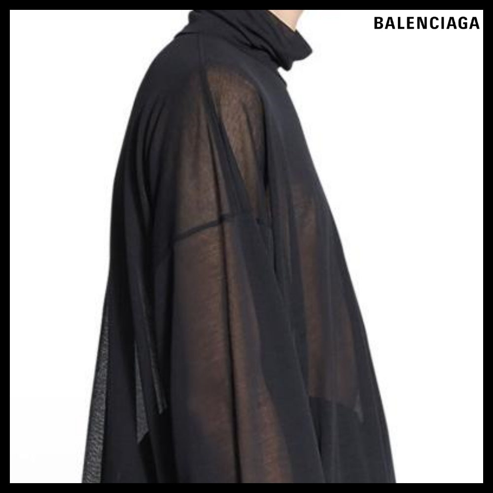 【BALENCIAGA】3B Sports Icon Turtleneck Black