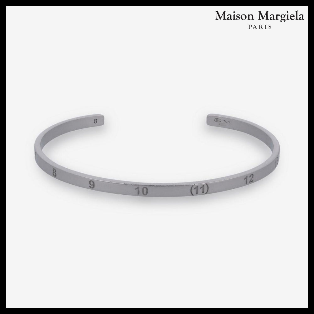 【Maison Margiela】ナンバーロゴ ミディアム 4MM ブレスレット