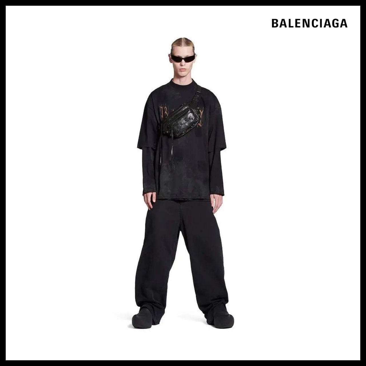 【BALENCIAGA】Le Cagole Medium Belt Bag Black