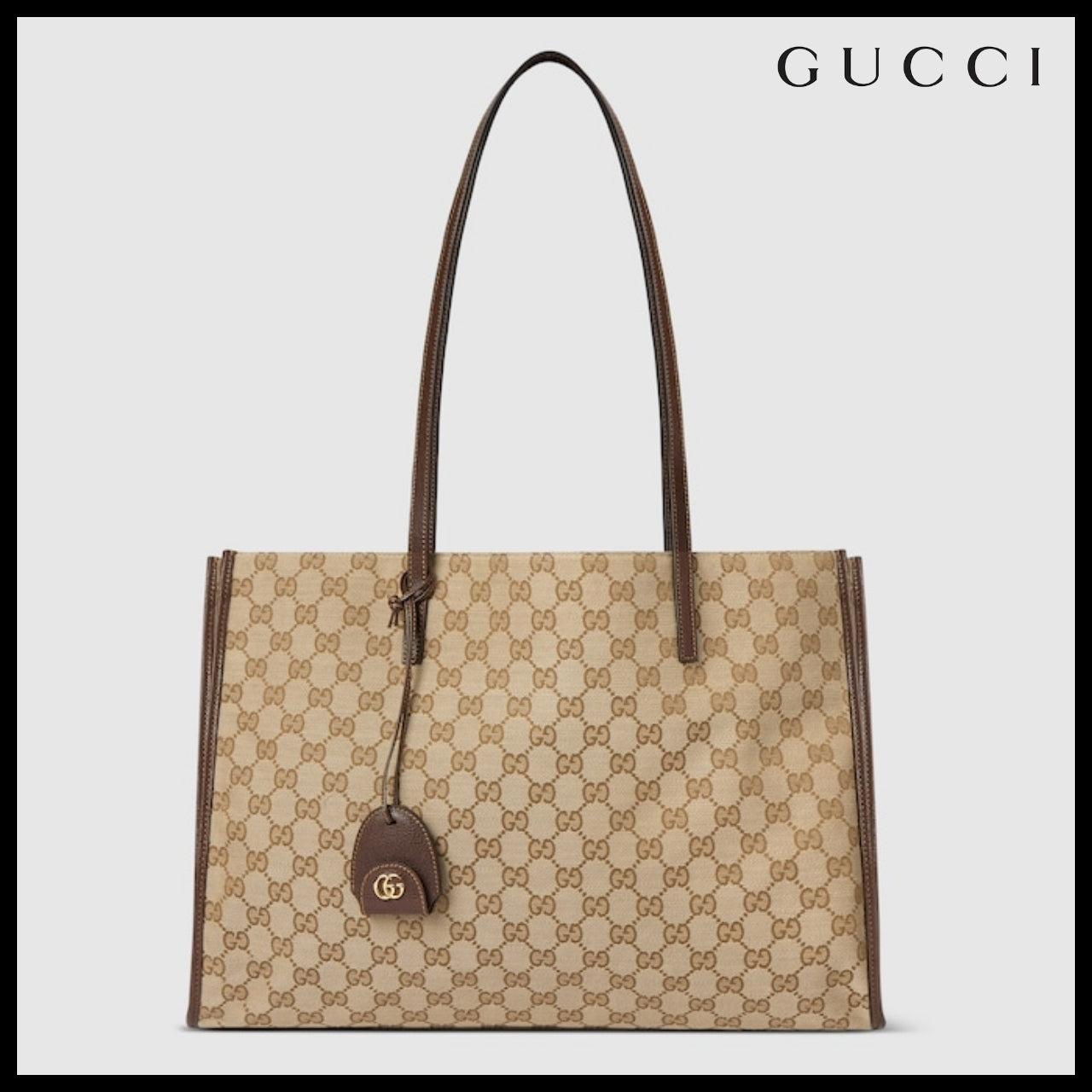【GUCCI】Charm Large Tote Bag