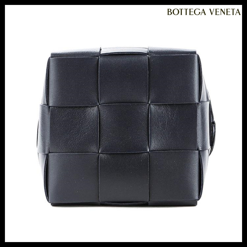 【BOTTEGA VENETA】Small Cassette Bucket Bag Dark Navy