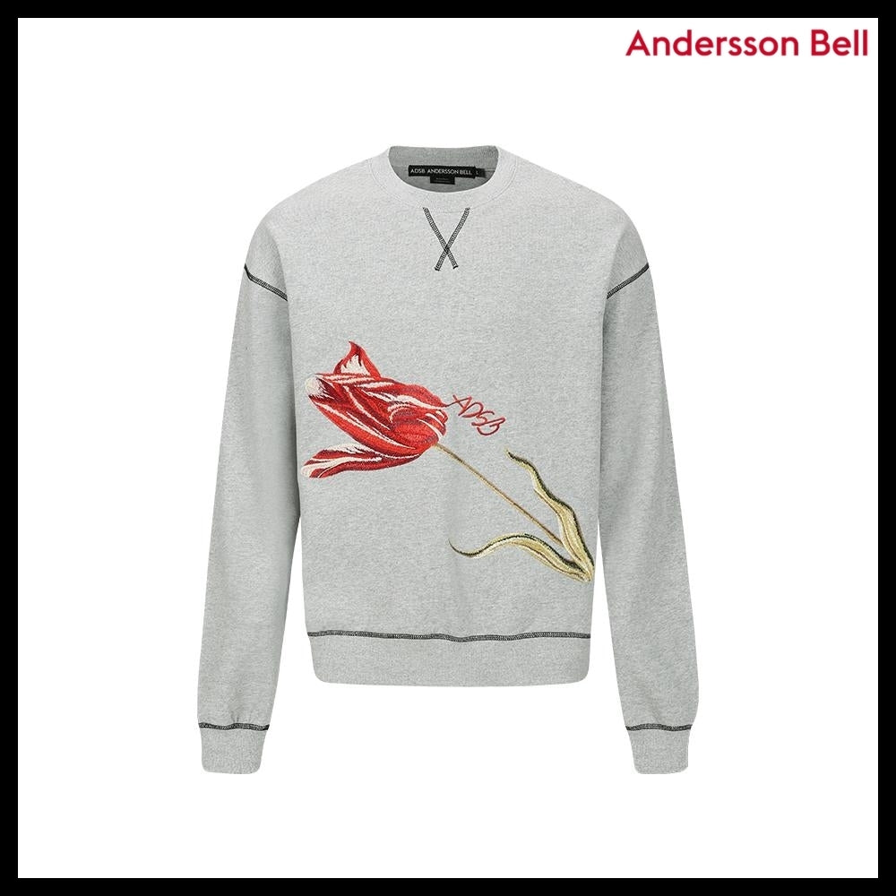 【ANDERSSON BELL】Essential ADSB Floor Sweatshirt Grey