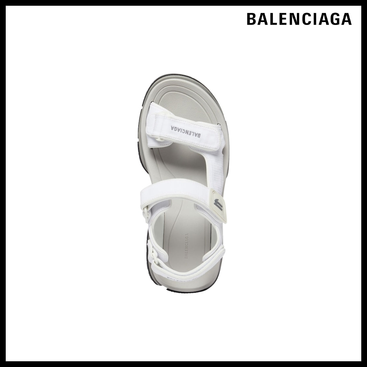 【BALENCIAGA】Tourist Sandal White