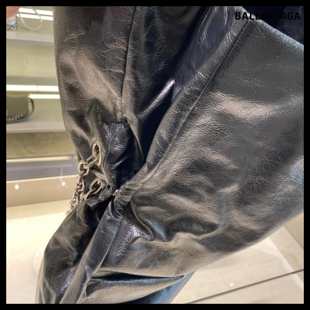 【BALENCIAGA】Monaco Large Chain Bag Black