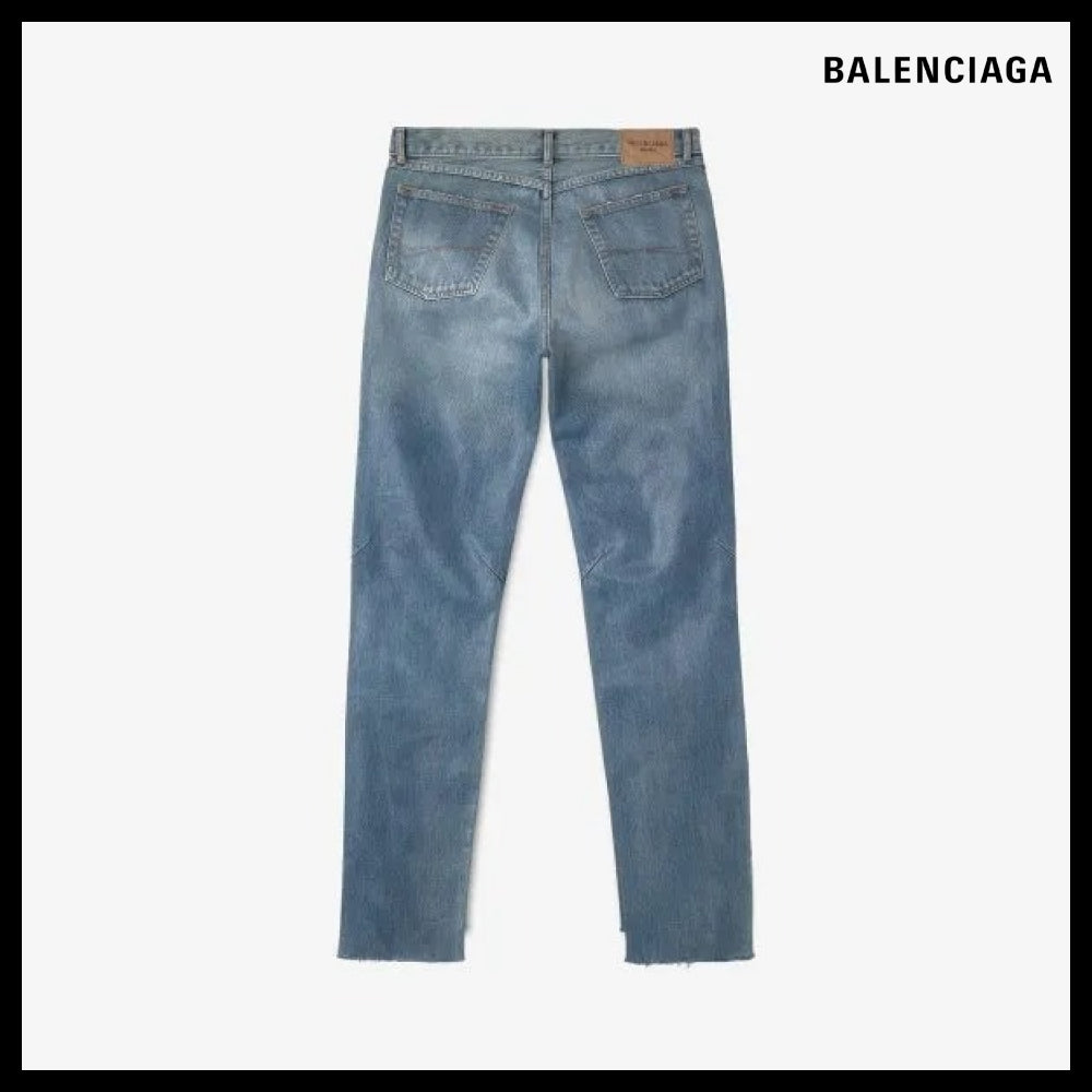 【BALENCIAGA】Super Fitted Denim Pants Blue