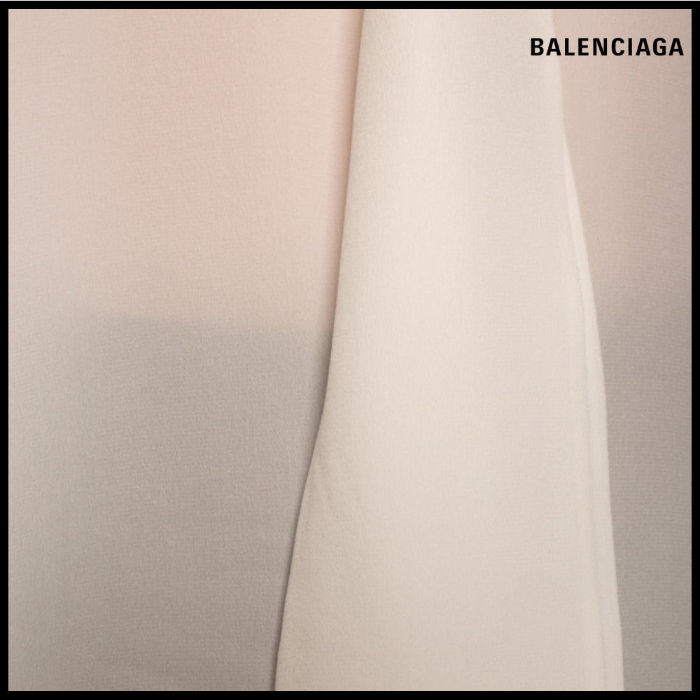【BALENCIAGA】Fluid Vareuse White Shirt