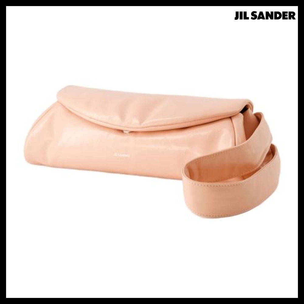 【正規品】【Jil Sander】Peach Pearl Pink Crossbody Bag