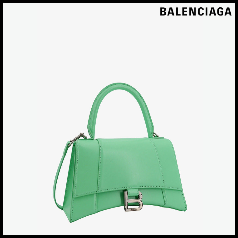 【BALENCIAGA】Hourglass Small Handbag in Green