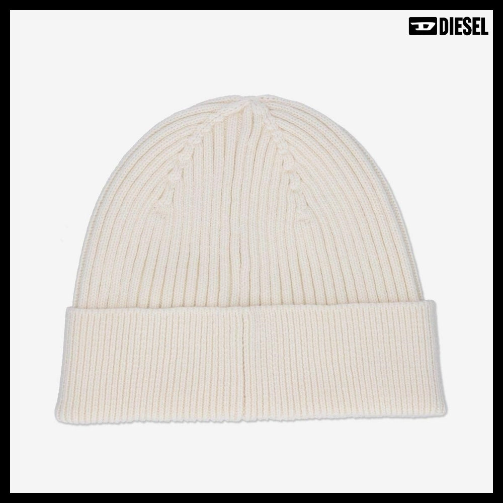 【DIESEL】K Coder H 2X2 Beanie - Off White