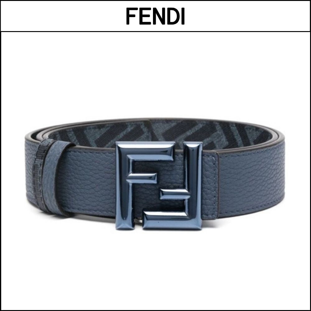 【FENDI】FF Reversible Denim Belt