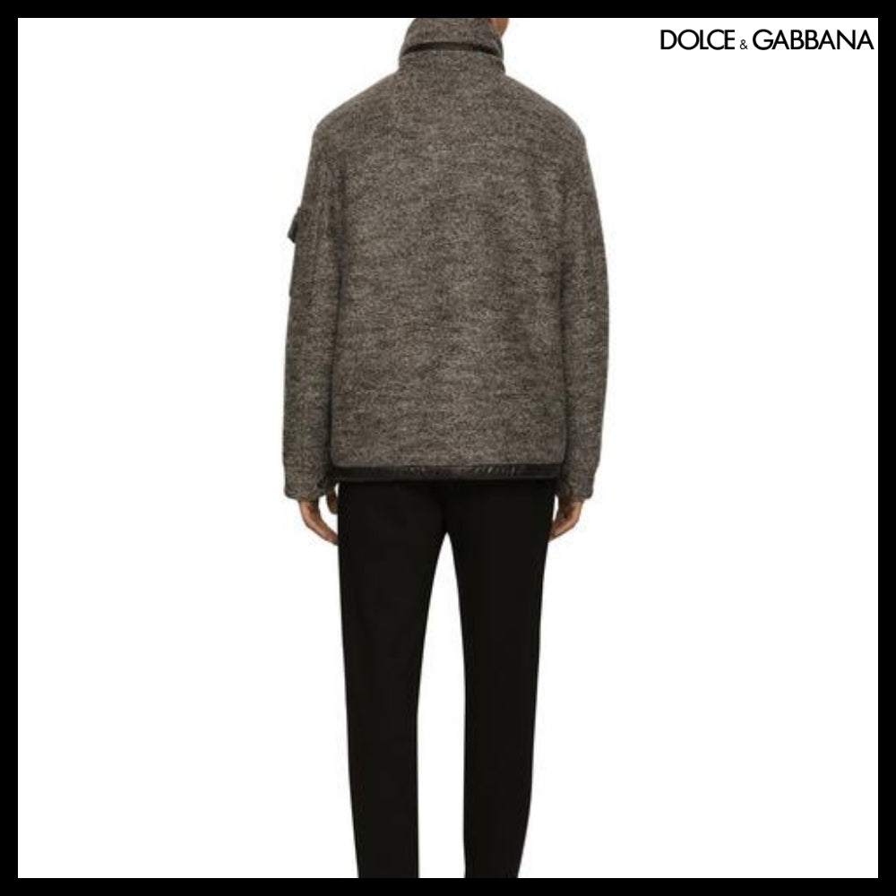 【Dolce&Gabbana】PADDED WOOL JACKET BRANDED TAG