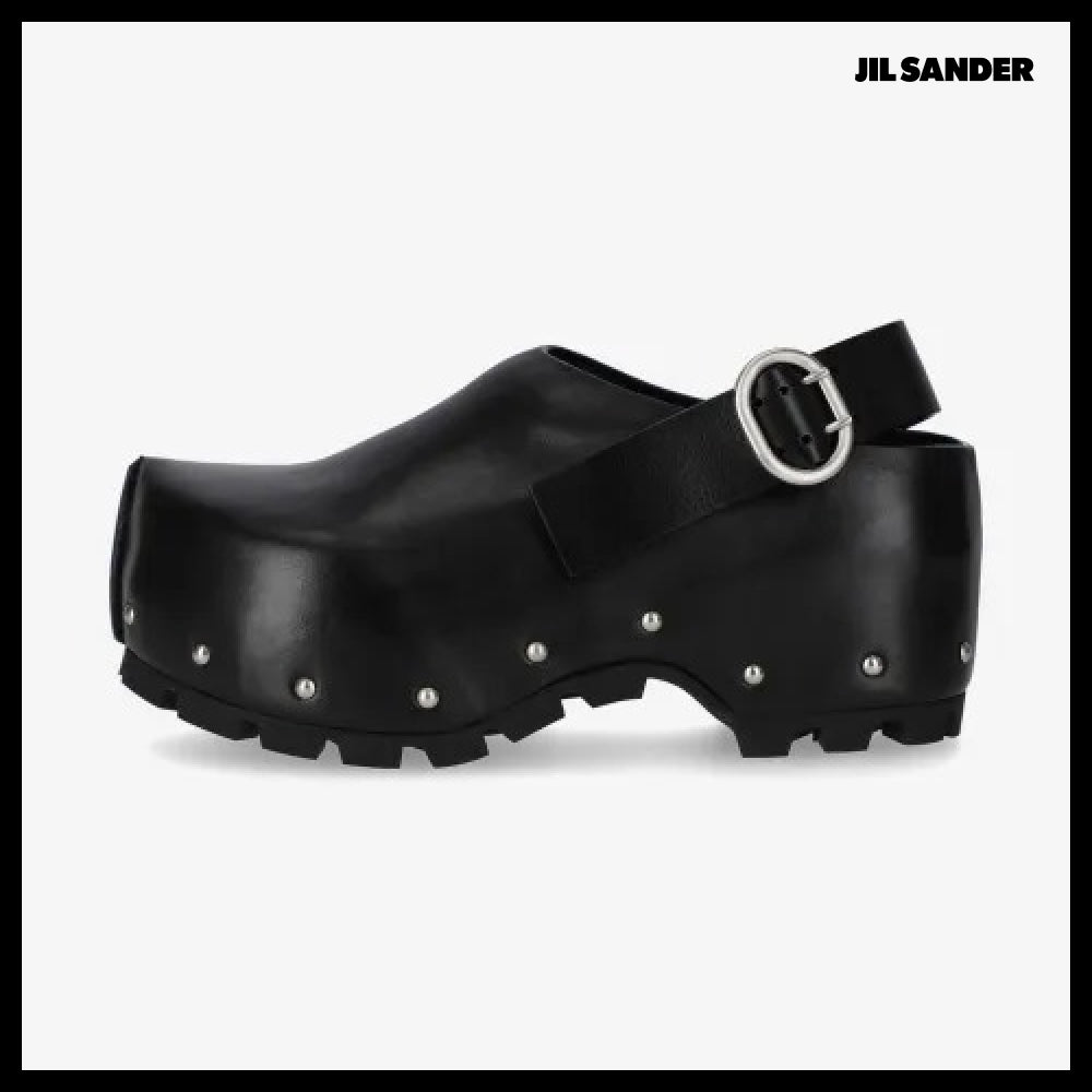 【Jil Sander】Clog Mules Black