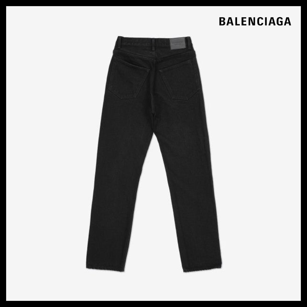 【BALENCIAGA】Relax Denim Pants Black
